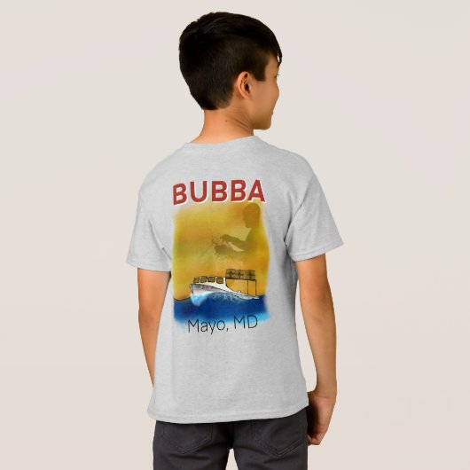 De originele T-Shirt-Kinderen van Bubba T-shirt (Achterkant volledig)