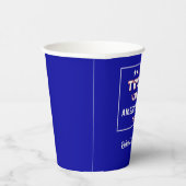 De originele Trump-Vance 2024 Verkiezingspapieren  Papieren Bekers (Rechts)