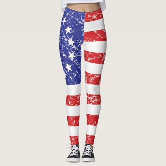 De originele vlag van Betsy Ross Leggings (Voorkant)