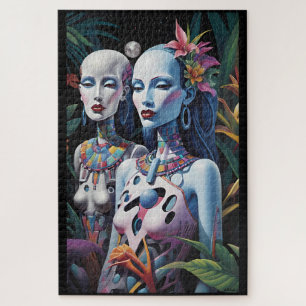 De originele vrouwen van Ludwig Moon Legpuzzel
