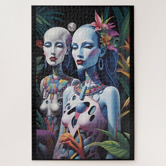 De originele vrouwen van Ludwig Moon Legpuzzel (Verticaal)