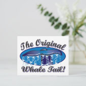 De originele walvis briefkaart (Staand voorkant)