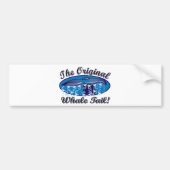 De originele walvis bumpersticker (Voorkant)