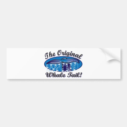 De originele walvis bumpersticker (Voorkant)