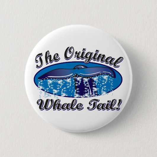 De-Originele-Walvisstaart Ronde Button 5,7 Cm (Voorkant)
