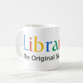 De originele zoekmachine koffiemok (Voorkant links)