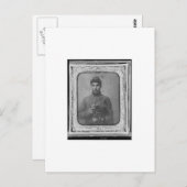 De originele zwarte Amerikaanse soldaat Briefkaart (Voorkant / Achterkant)