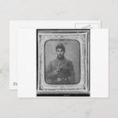 De originele zwarte Amerikaanse soldaat Briefkaart (Voorkant / Achterkant)