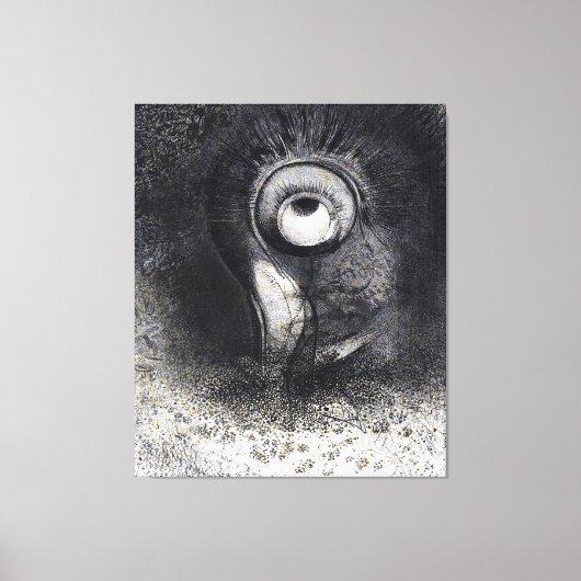 De Origins tekening door Odilon Redon Canvas Afdruk (Voorkant)