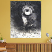 De Origins tekening door Odilon Redon Canvas Afdruk (Insitu (Woonkamer))