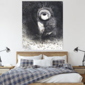 De Origins tekening door Odilon Redon Canvas Afdruk (Insitu (Slaapkamer))