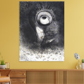 De Origins tekening door Odilon Redon Canvas Afdruk (Insitu (Woonkamer))