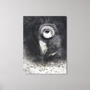 De Origins tekening door Odilon Redon Canvas Afdruk