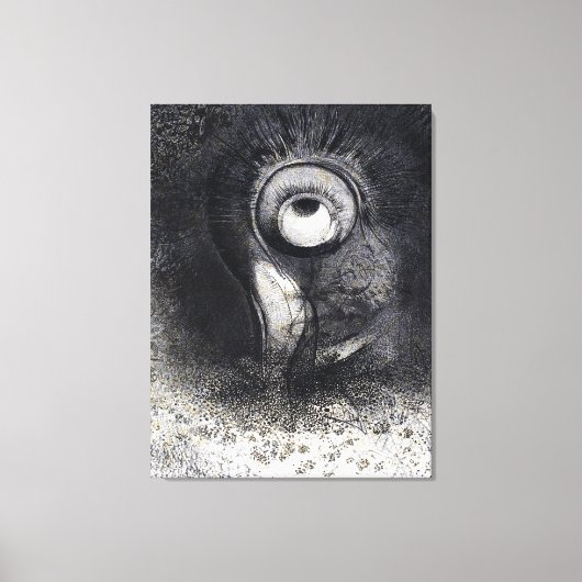 De Origins tekening door Odilon Redon Canvas Afdruk (Voorkant)