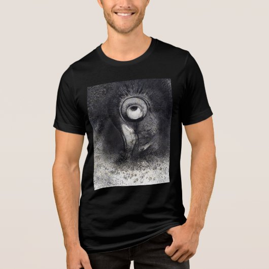 De Origins tekening door Odilon Redon Tri-Blend Shirt (Voorkant)