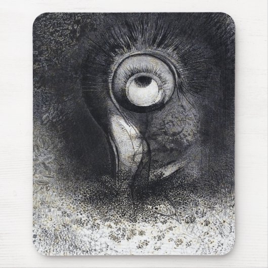 De Origins tekening van Odilon Redon Muismat (Voorkant)