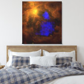 De Orion-nebula in het infrarood Canvas Afdruk (Insitu (Slaapkamer))