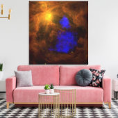 De Orion-nebula in het infrarood Canvas Afdruk (Insitu (Woonkamer))