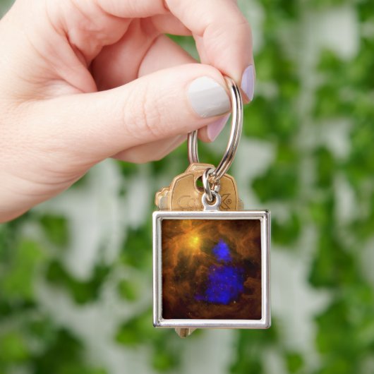 De Orion-nebula in het infrarood Sleutelhanger (Hand)