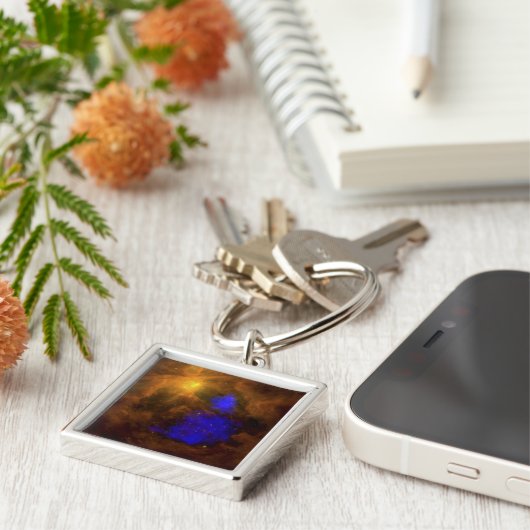 De Orion-nebula in het infrarood Sleutelhanger (Zijkant)