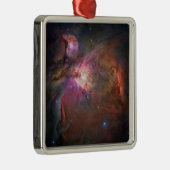 De Orionnevel - Roze Metalen Ornament (Rechts)