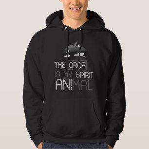 De Orka Is Mijn Geest Dier Orka Hoodie