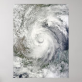 De orkaan Alex over de westerne Golf van Mexico Poster (Voorkant)