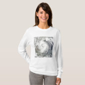 De orkaan Alex over de westerne Golf van Mexico T-shirt (Voorkant volledig)