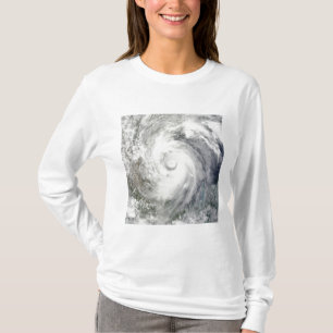 De orkaan Alex over de westerne Golf van Mexico T-shirt