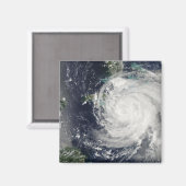 De orkaan Ike over Cuba, Jamaica en de Baham Magneet (Voorkant / Achterkant)