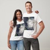 De orkaan Ike over Cuba, Jamaica en de Baham T-shirt (Unisex)