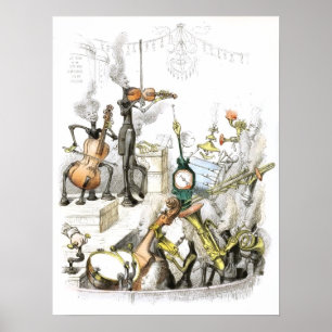 De orkest Fun Time Poster Art