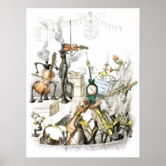 De orkest Fun Time Poster Art