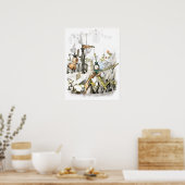 De orkest Fun Time Poster Art (Keuken)