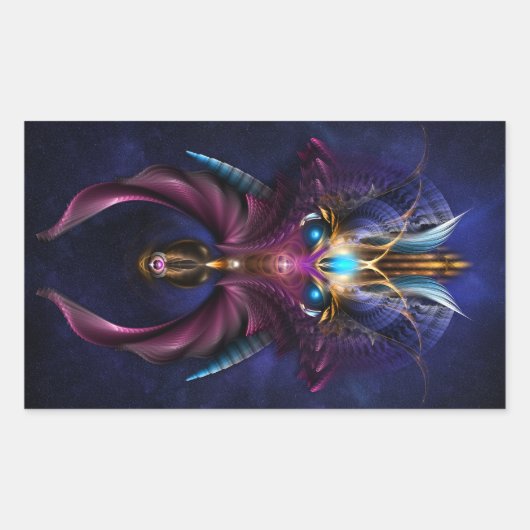 De Orkolon Starfield Rechthoekige Sticker (Voorkant)
