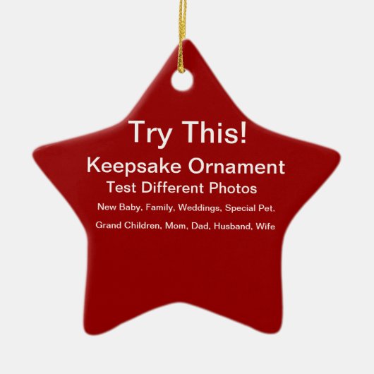 De Ornament Test van het sleutelwoord Verschillend (Voorkant)