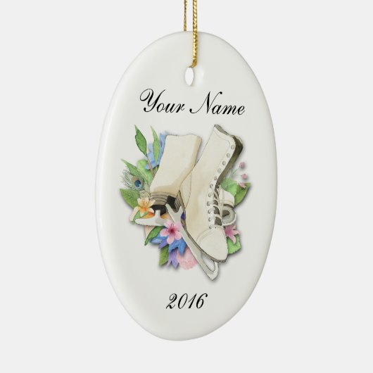 De Ornament van het Schaats van het cijfer Douane  (Rechts)