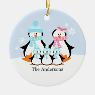 De Ornamenten van de Familie van de pinguïn