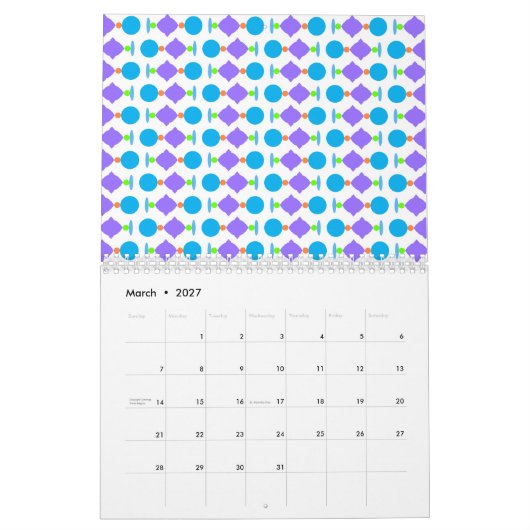 De Ornamenten van de lente Kalender (Mar 2027)