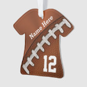 De Ornamenten van het Football van de kool met NAA (voorkant)