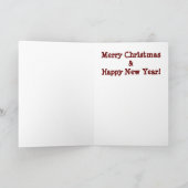 De Ornamenten van Kerstmis van de natuur Feestdagen Kaart (Binnen)