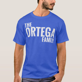 De Ortega familie Ortega achternaam Ortega achtern T-shirt