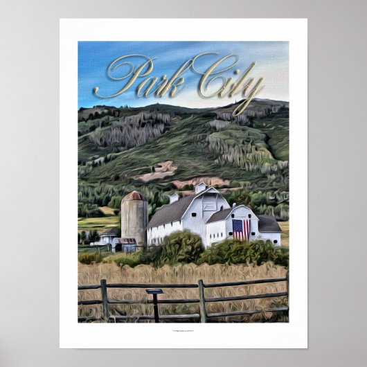 De Osguthorpe Barn van Leslie Harlow Poster (Voorkant)