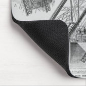 De Otis Elevator in de Eiffeltoren Muismat (Hoek)