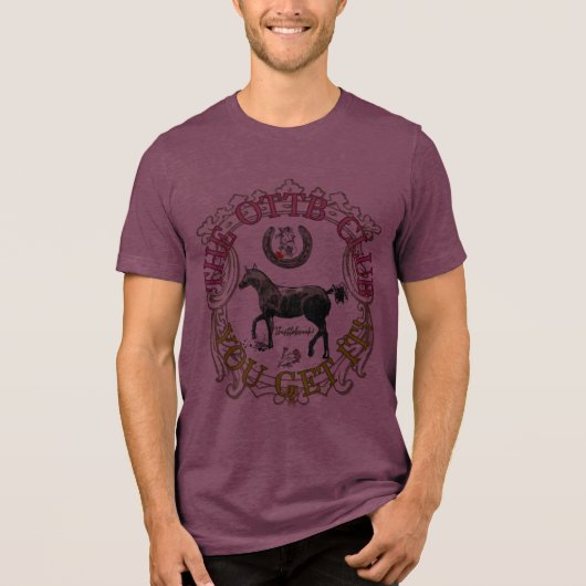 de OTTB CLUB Tri-Blend Shirt (Voorkant)