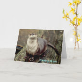 De Otter, denk aan jou... Kaart (Gele Bloem)
