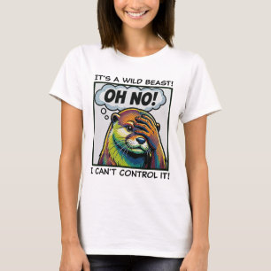 De Otter Die Zijn Kop Vasthoudt: Gefrustreerd Lief T-shirt