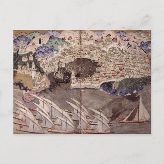 De Ottomaanse vloot Briefkaart (Voorkant)