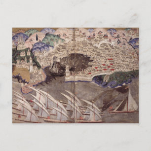 De Ottomaanse vloot Briefkaart