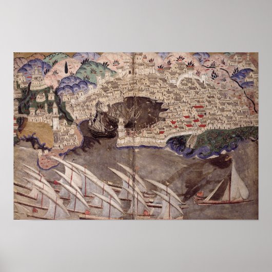 De Ottomaanse vloot Poster (Voorkant)